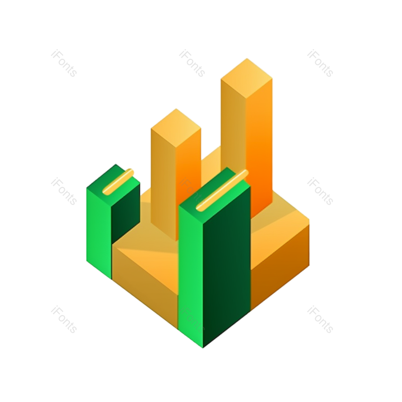 图标图片,金融元素,图表PNG,插画免抠素材